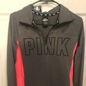 Pink athletic shirt